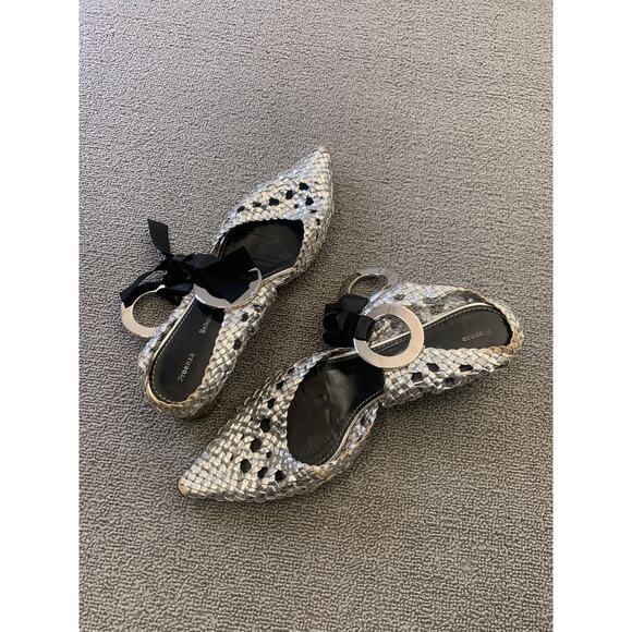 PROENZA SCHOULER Women 40.5 Silver Heel Shoes - Picture 12 of 16